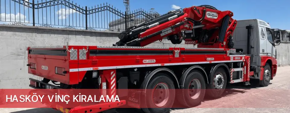 Hasköy İlçemi Vinç Kiralama